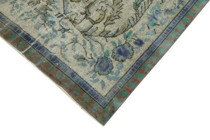 5x10 Blue Over Dyed Rug - 42443