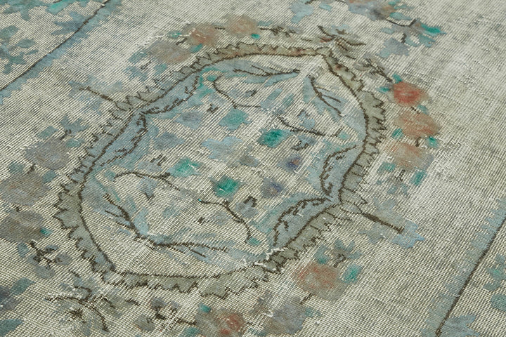 5x10 Blue Over Dyed Rug - 42443