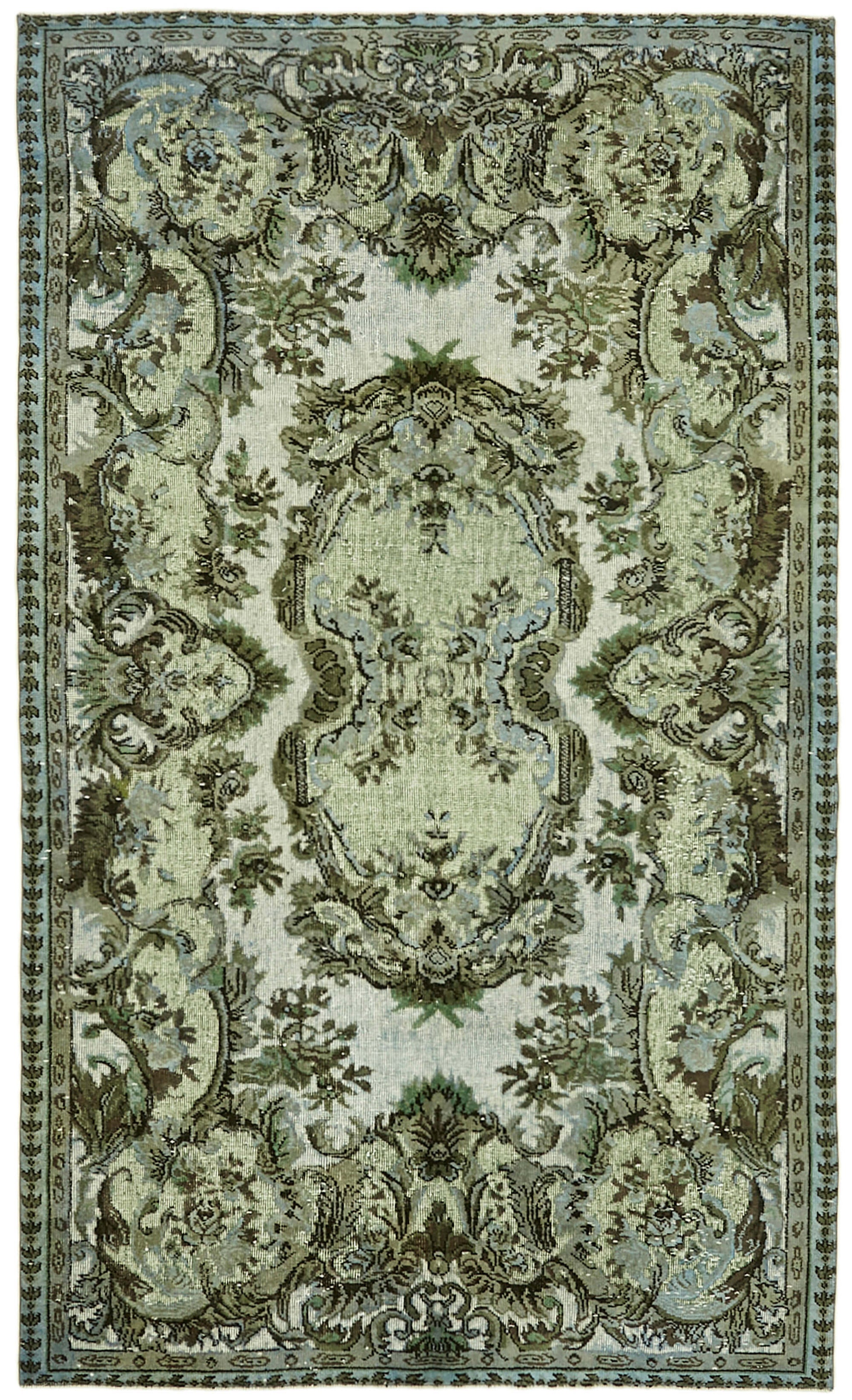 5x9 Blue Over Dyed Rug - 42444