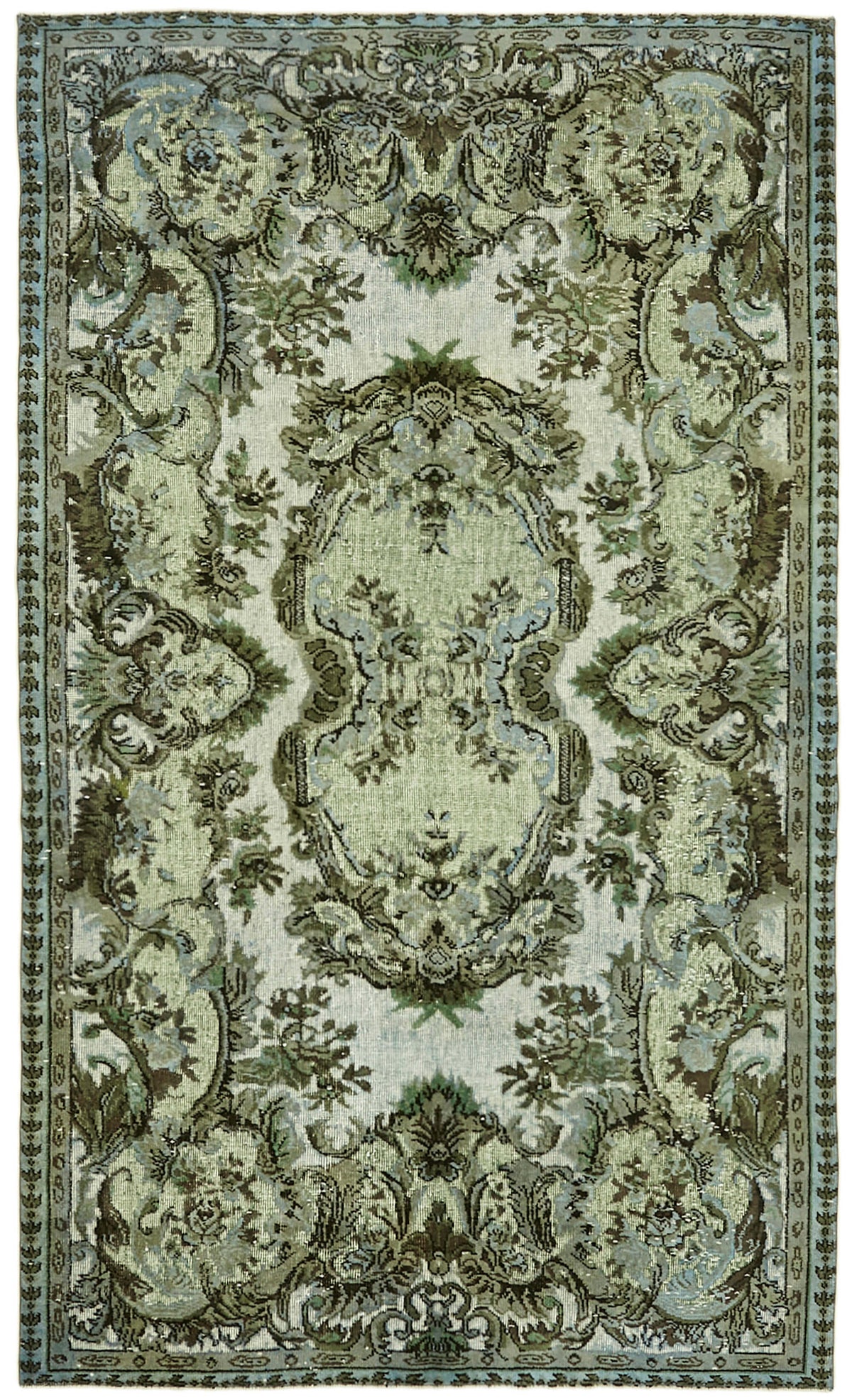 5x9 Blue Over Dyed Rug - 42444