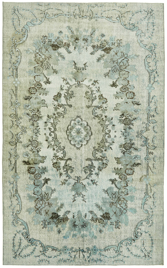 6x9 Blue Over Dyed Rug - 42447