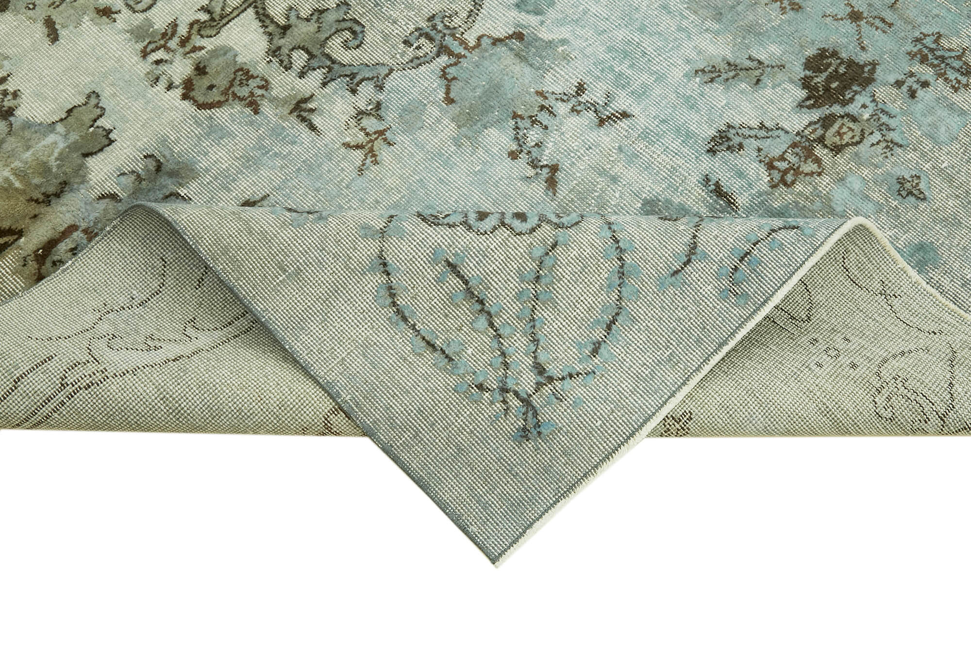 6x9 Blue Over Dyed Rug - 42447