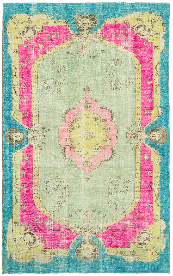 6x10 Multicolor Over Dyed Rug - 42461