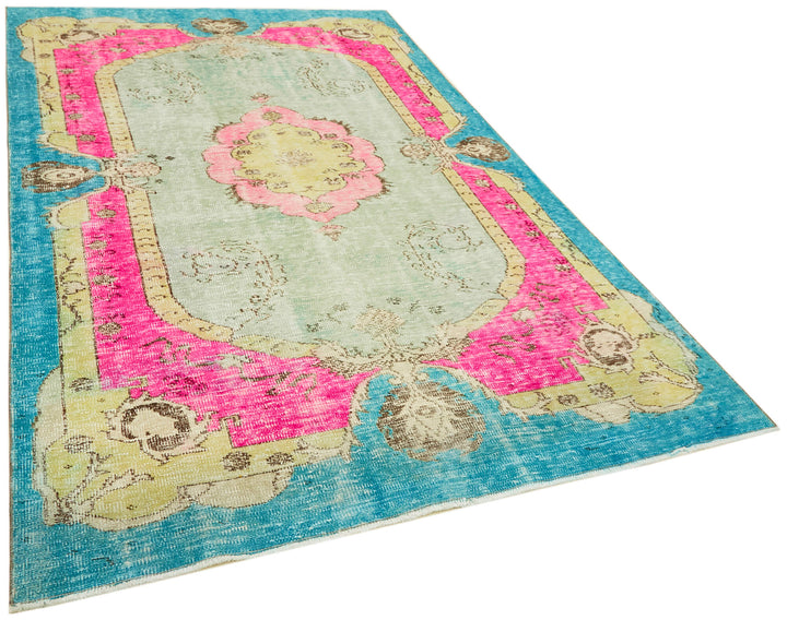 6x10 Multicolor Over Dyed Rug - 42461