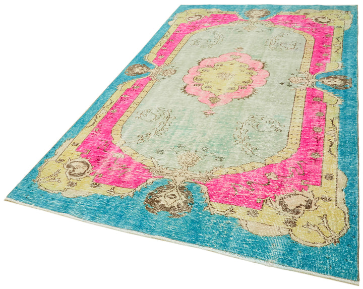 6x10 Multicolor Over Dyed Rug - 42461