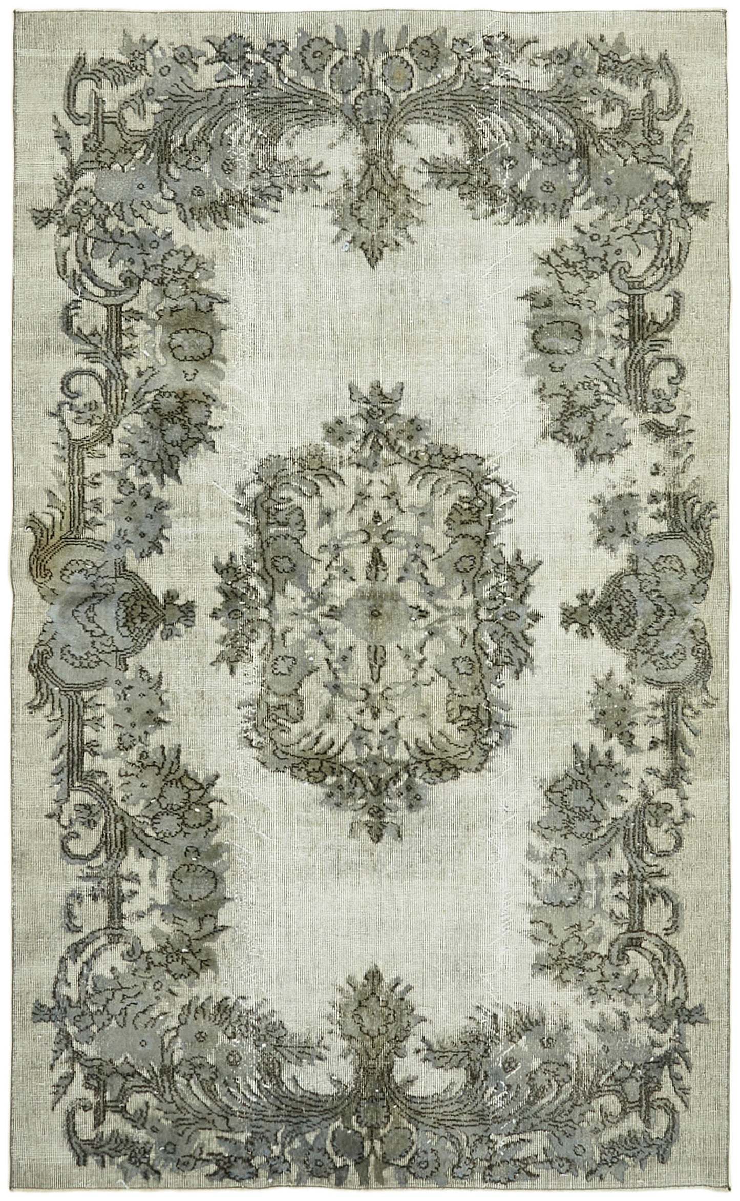 5x9 Grey Over Dyed Rug - 42466