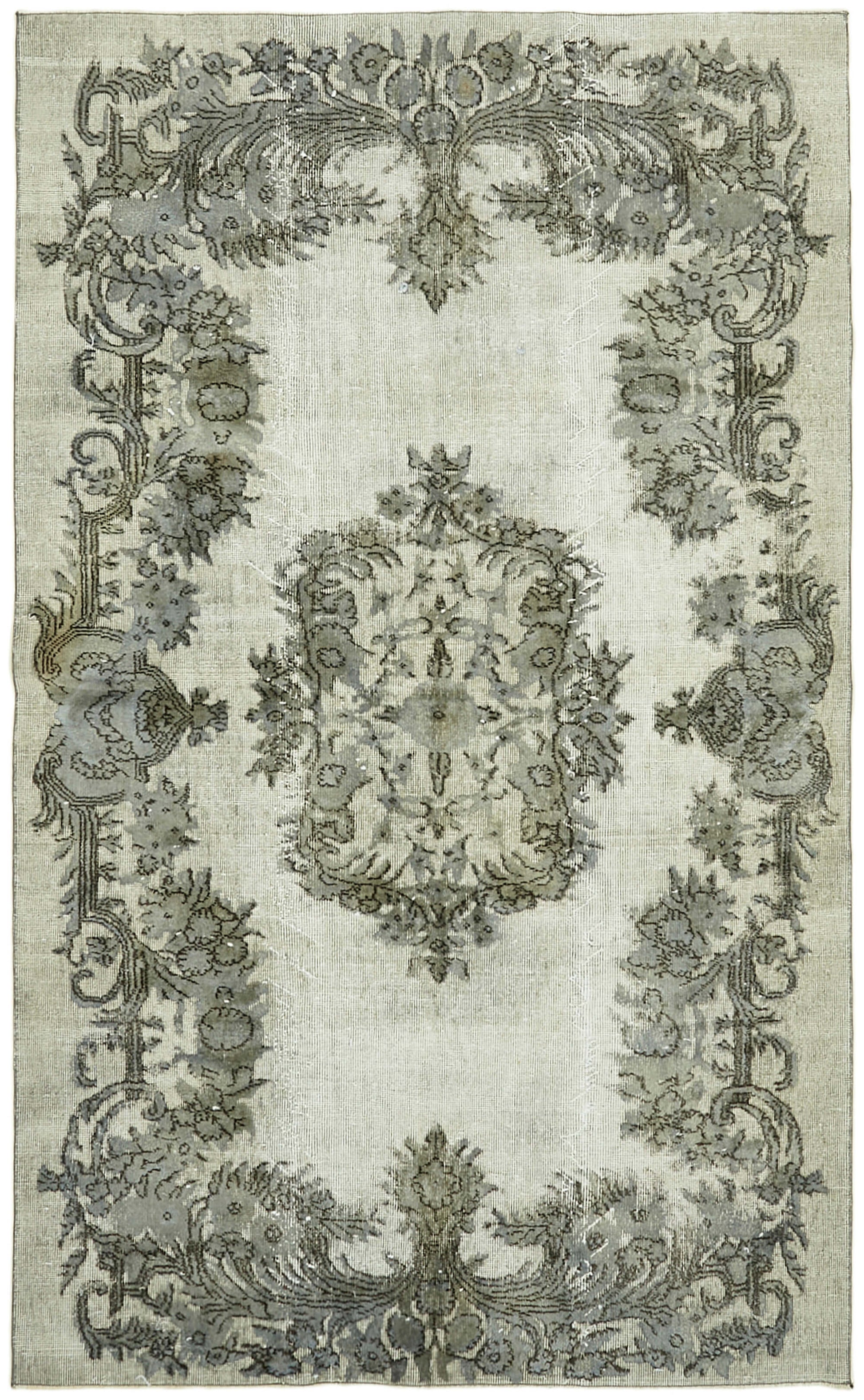 5x9 Grey Over Dyed Rug - 42466
