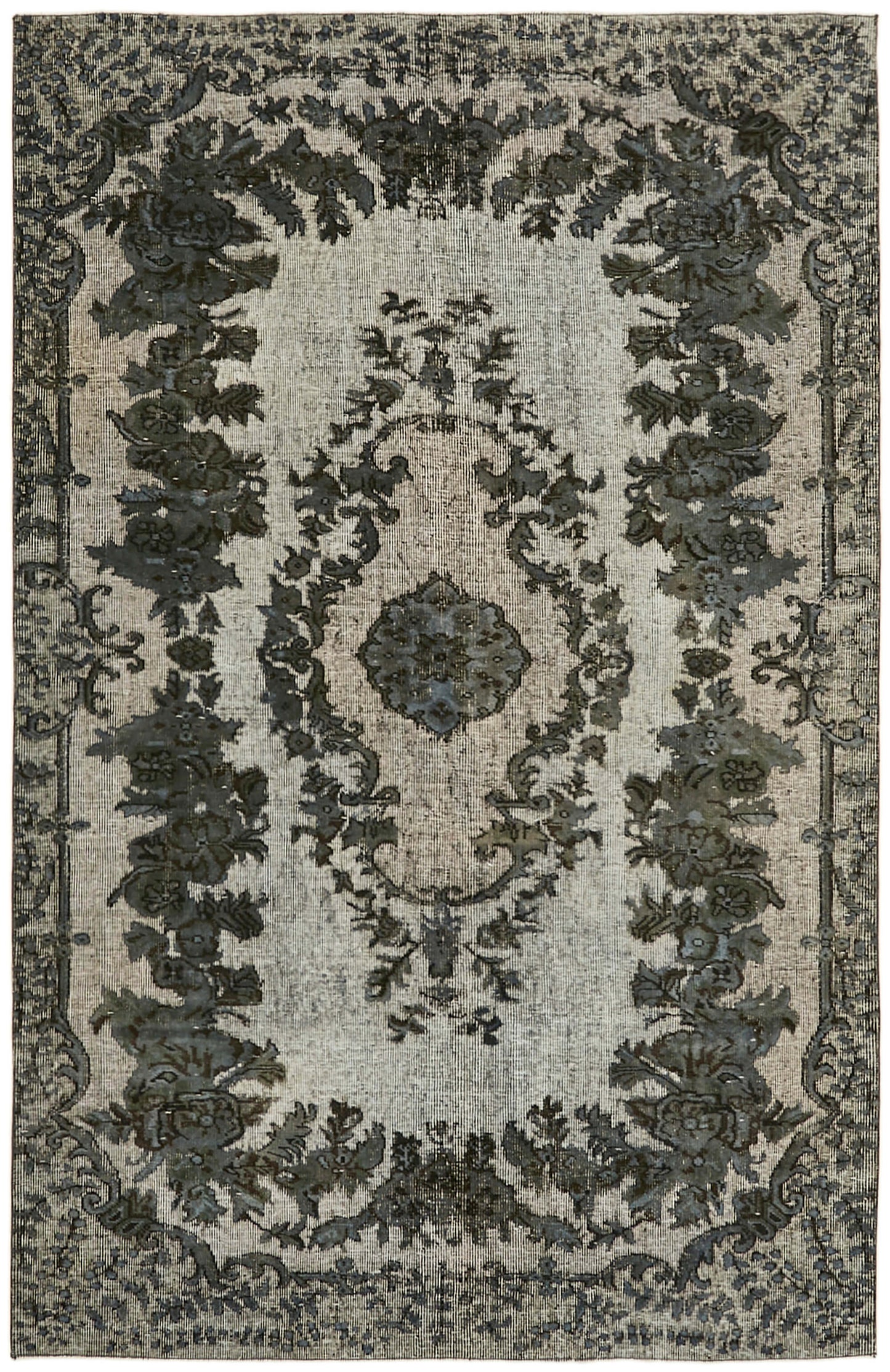 5x8 Grey Over Dyed Rug - 42468