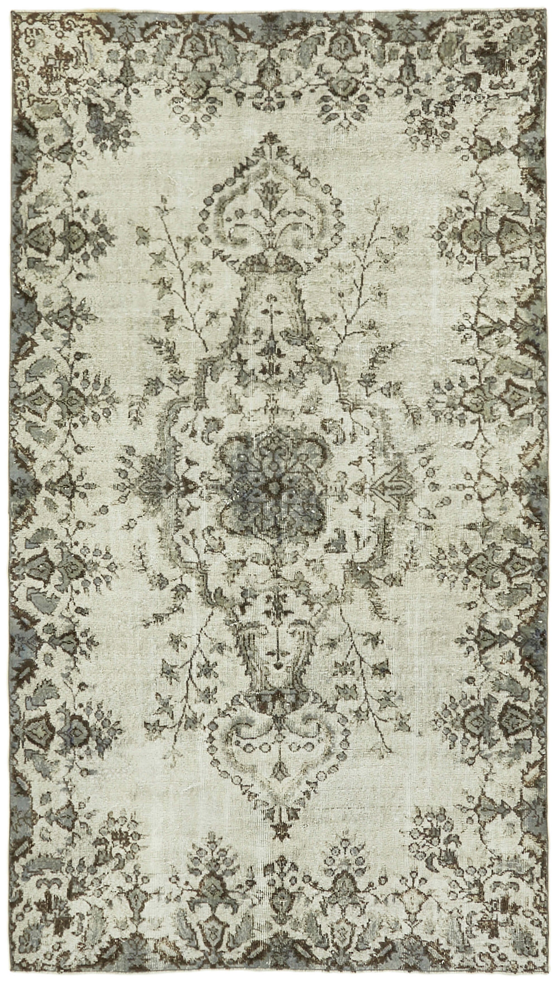 5x9 Grey Over Dyed Rug - 42473
