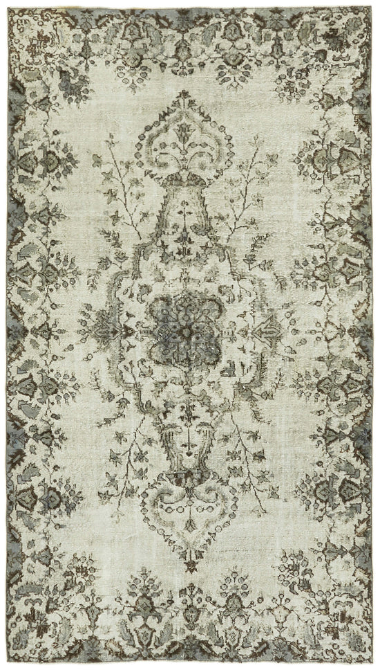 5x9 Grey Over Dyed Rug - 42473
