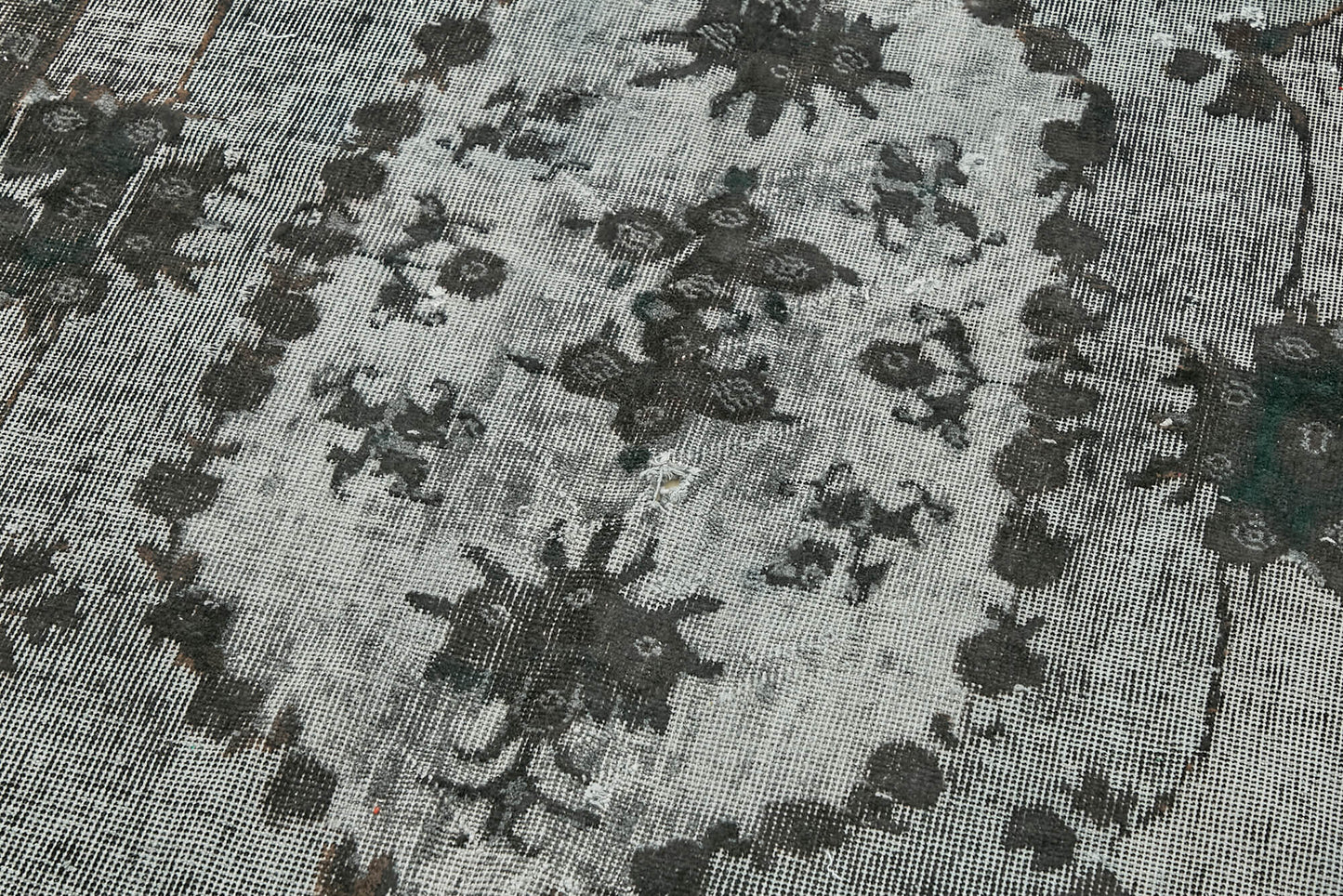 5x10 Black Over Dyed Rug - 42475