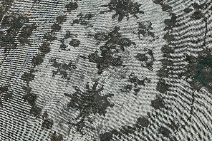 5x10 Black Over Dyed Rug - 42475