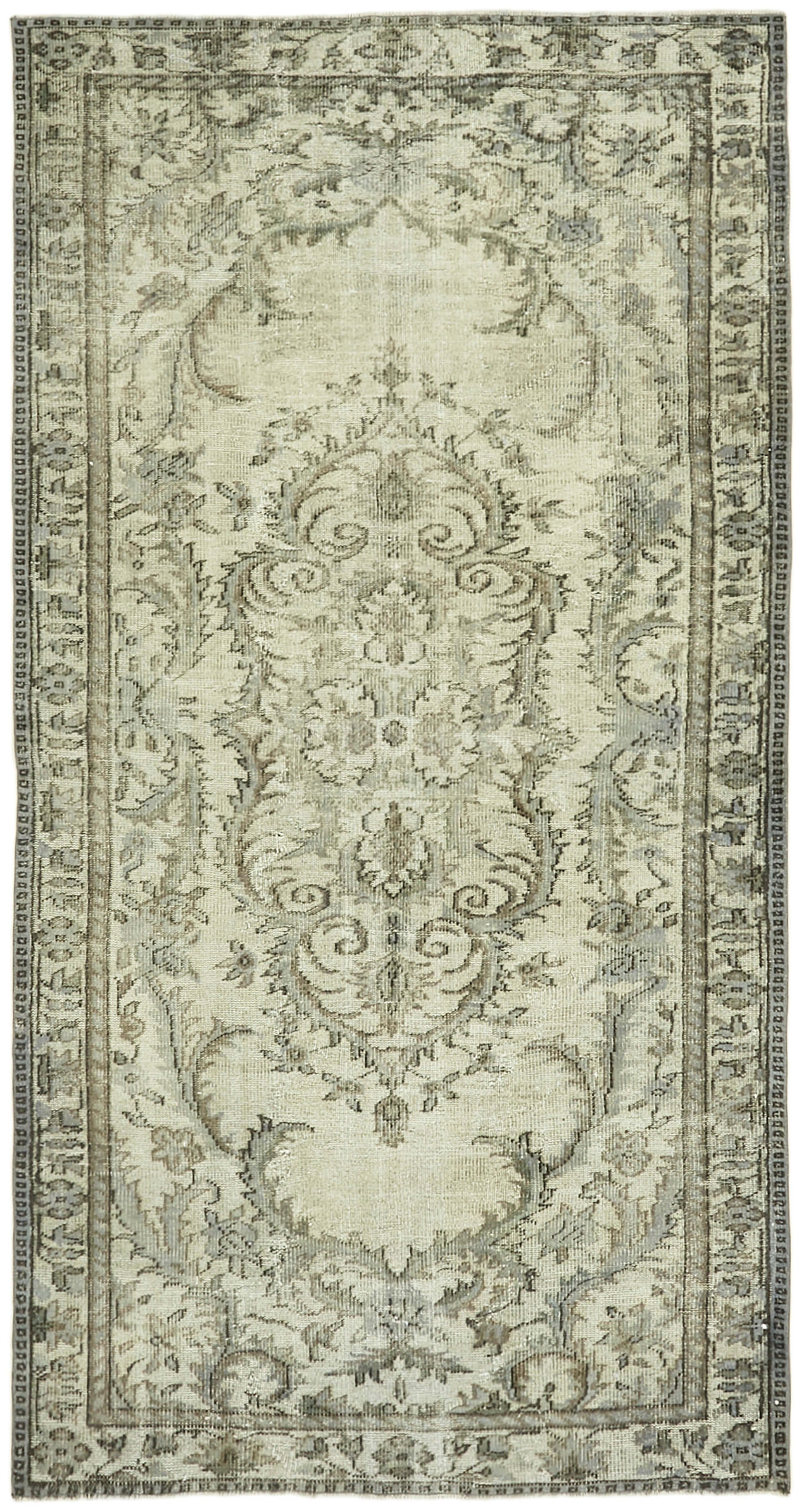 5x9 Grey Over Dyed Rug - 42574