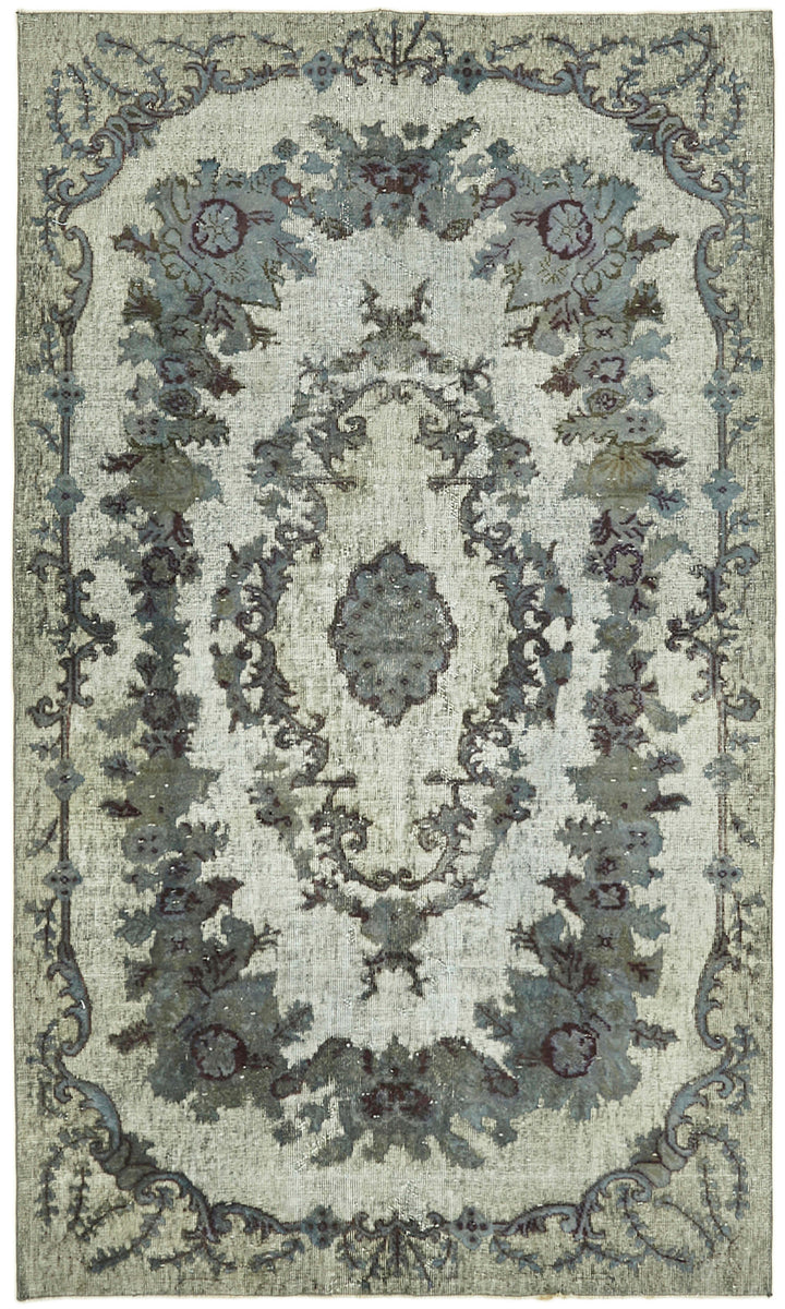 5x9 Grey Over Dyed Rug - 42575