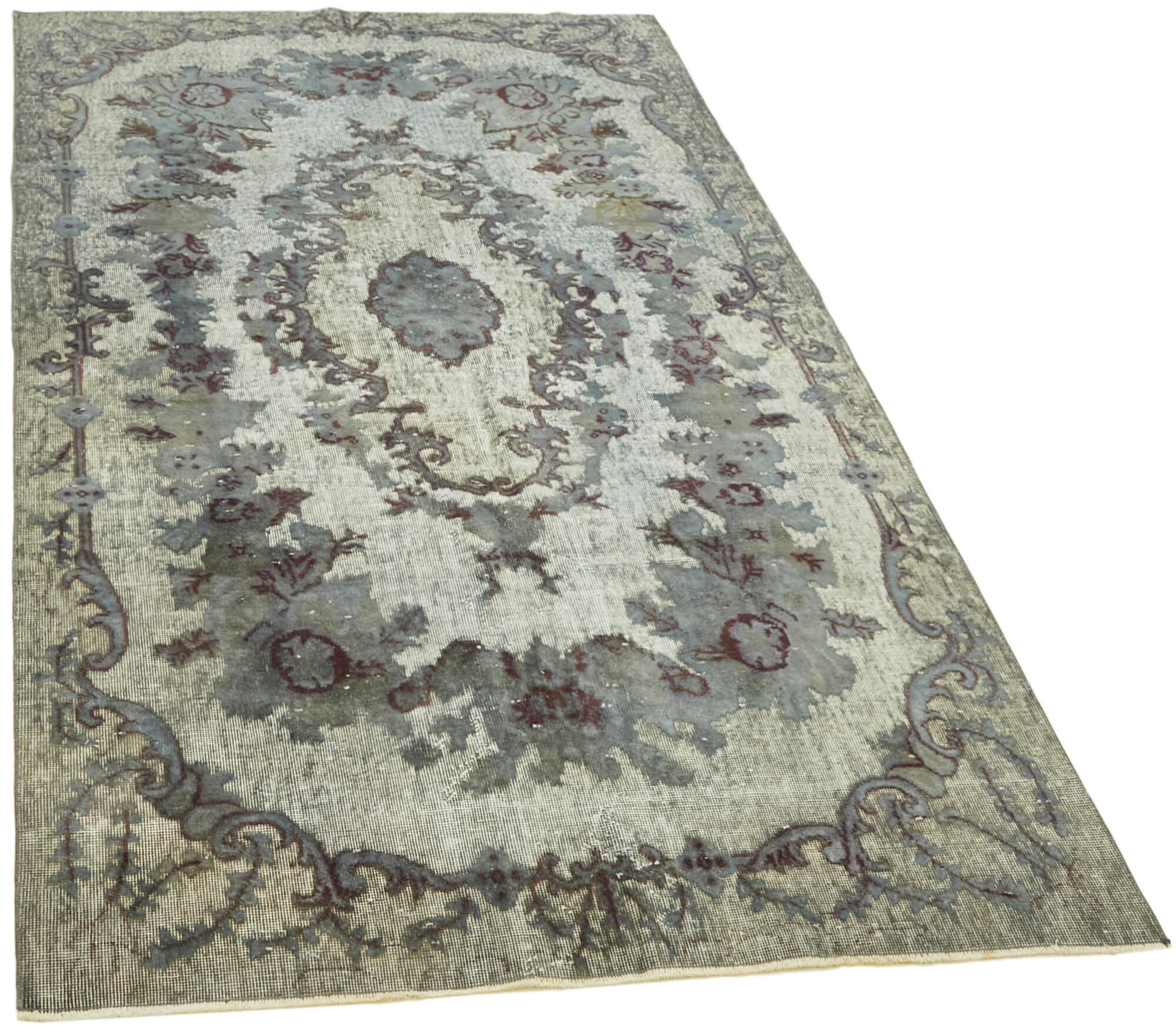 5x9 Grey Over Dyed Rug - 42575
