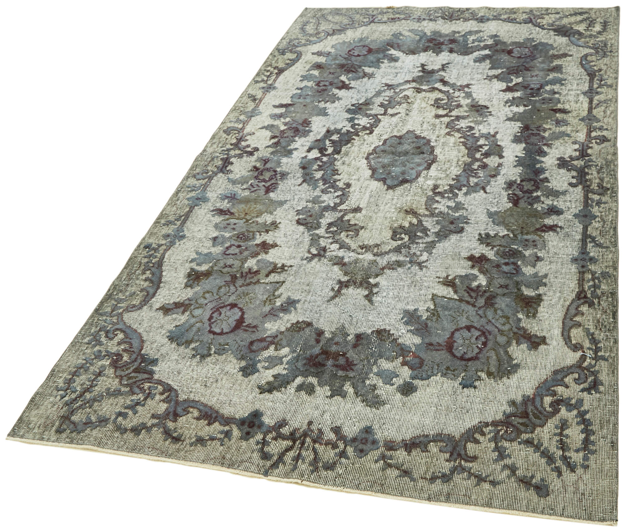 5x9 Grey Over Dyed Rug - 42575