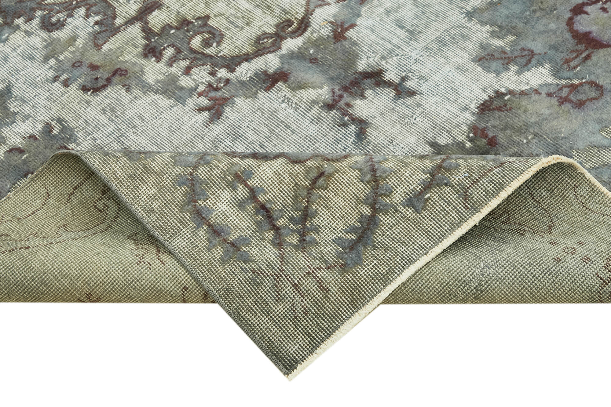 5x9 Grey Over Dyed Rug - 42575