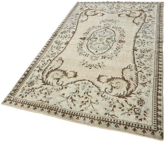 5x9 Grey Over Dyed Rug - 42578