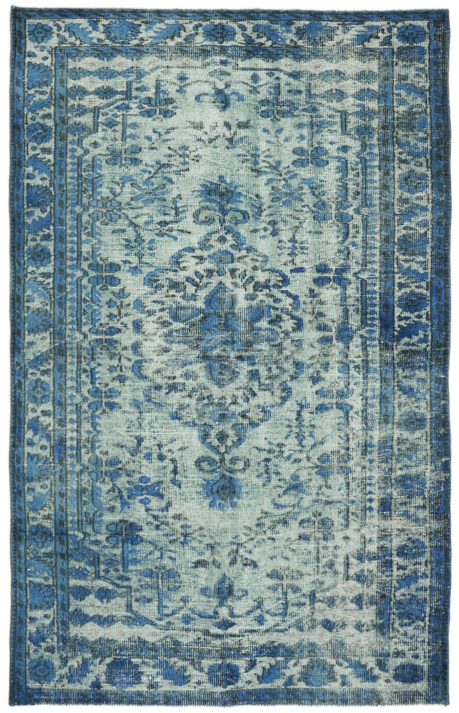 6x9 Blue Over Dyed Rug - 42579