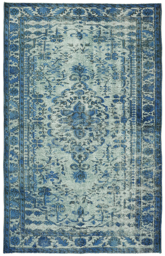 6x9 Blue Over Dyed Rug - 42579