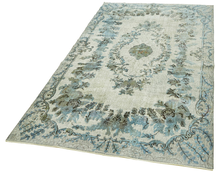 6x10 Blue Over Dyed Rug - 42580