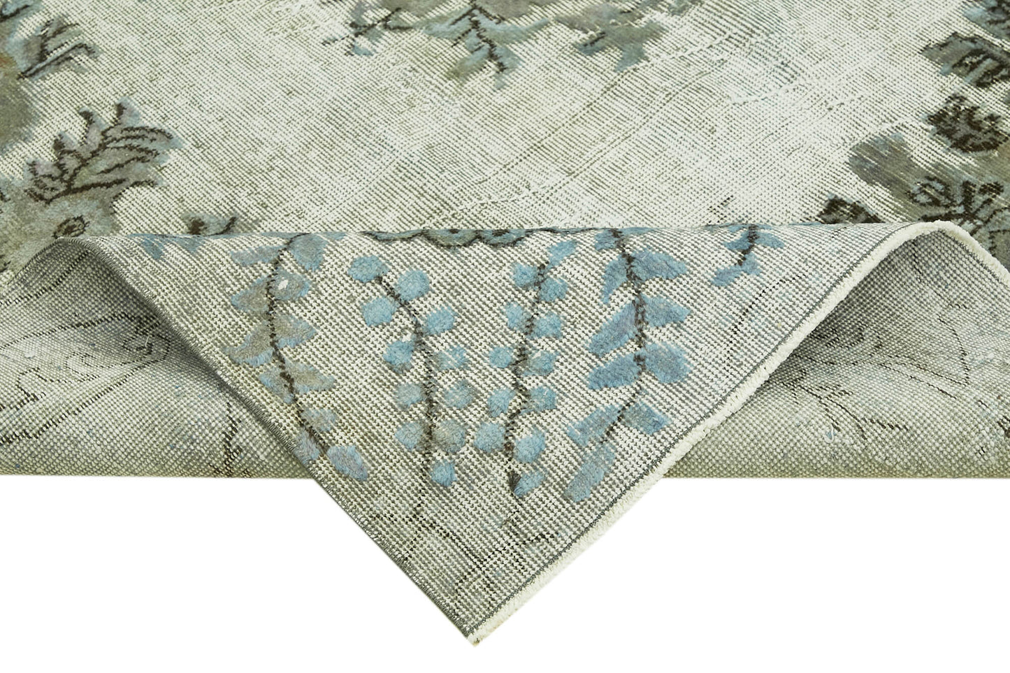 6x10 Blue Over Dyed Rug - 42580