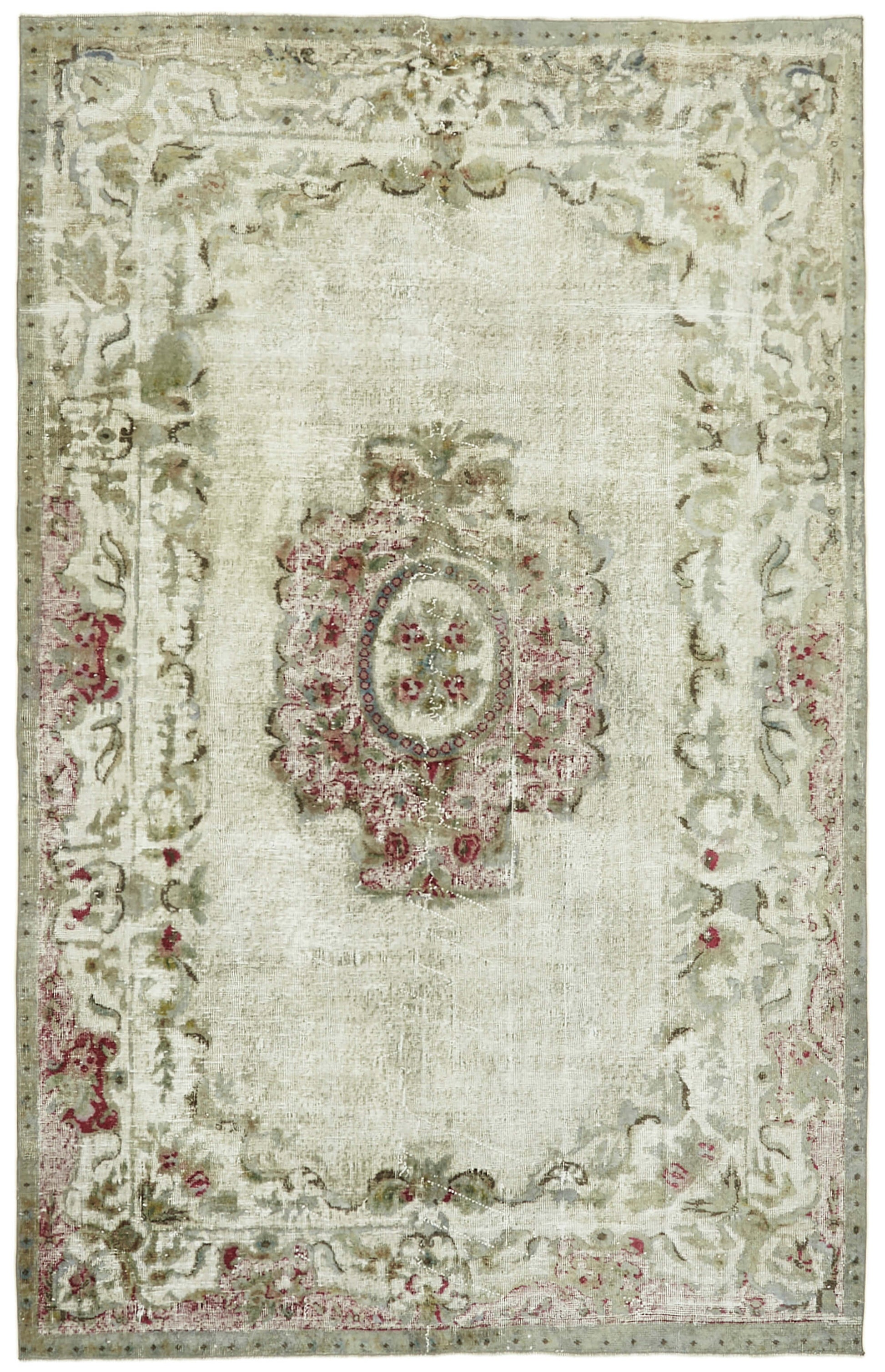 7x10 Grey Over Dyed Rug - 42581