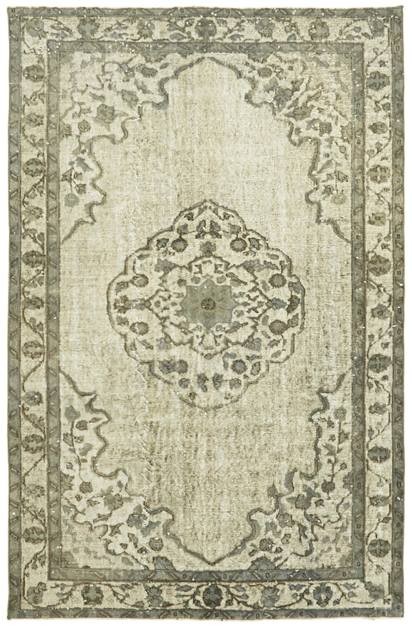 6x8 Grey Over Dyed Rug - 42582