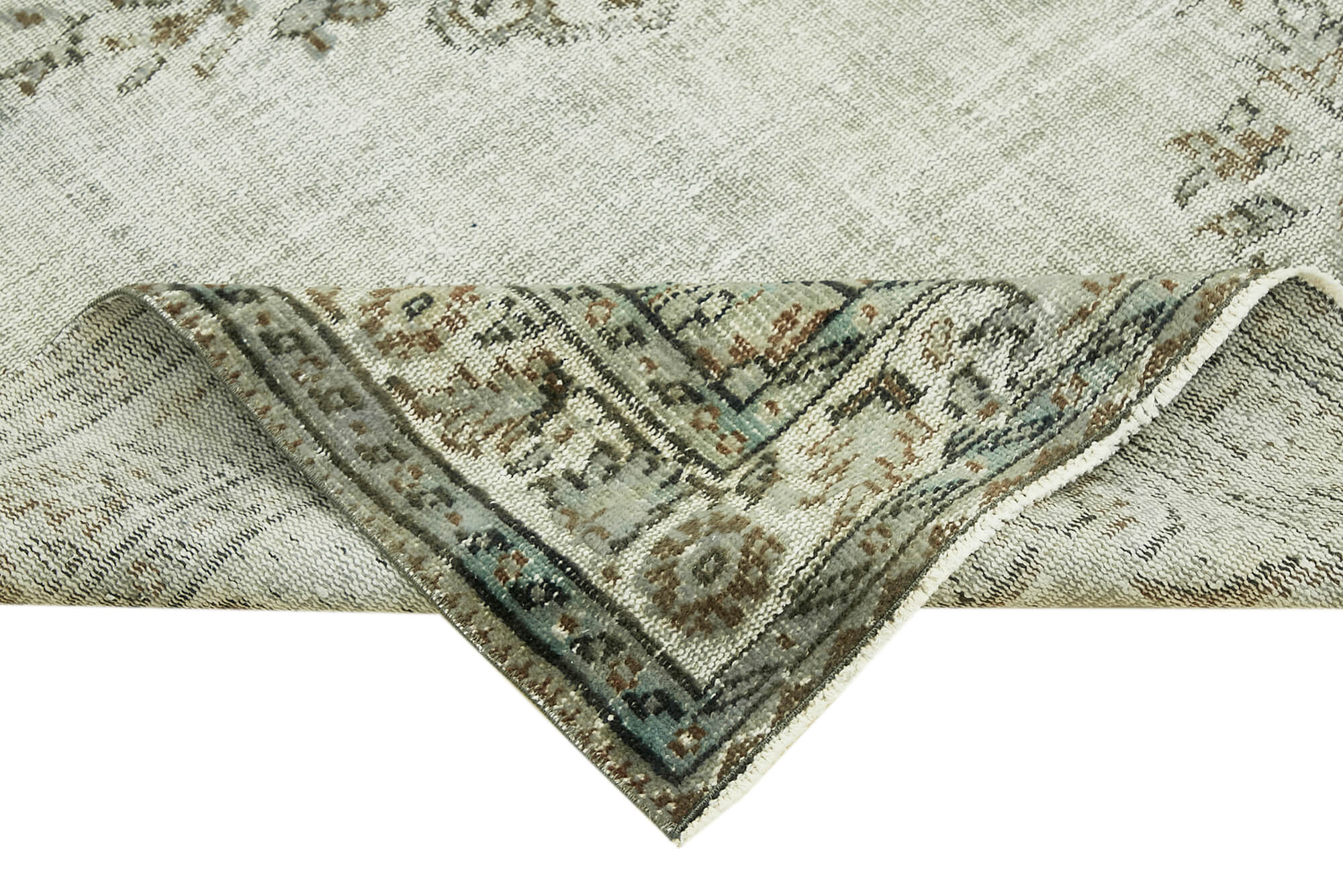 5x9 Grey Over Dyed Rug - 42583