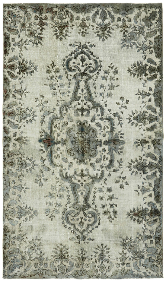 5x9 Grey Over Dyed Rug - 42584