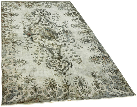 5x9 Grey Over Dyed Rug - 42584
