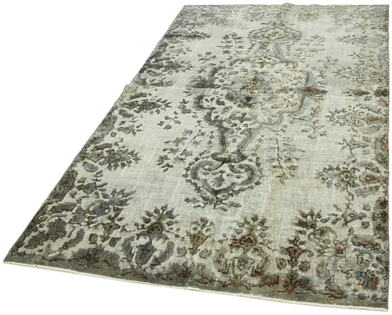 5x9 Grey Over Dyed Rug - 42584