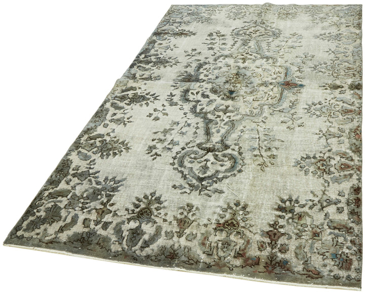 5x9 Grey Over Dyed Rug - 42584
