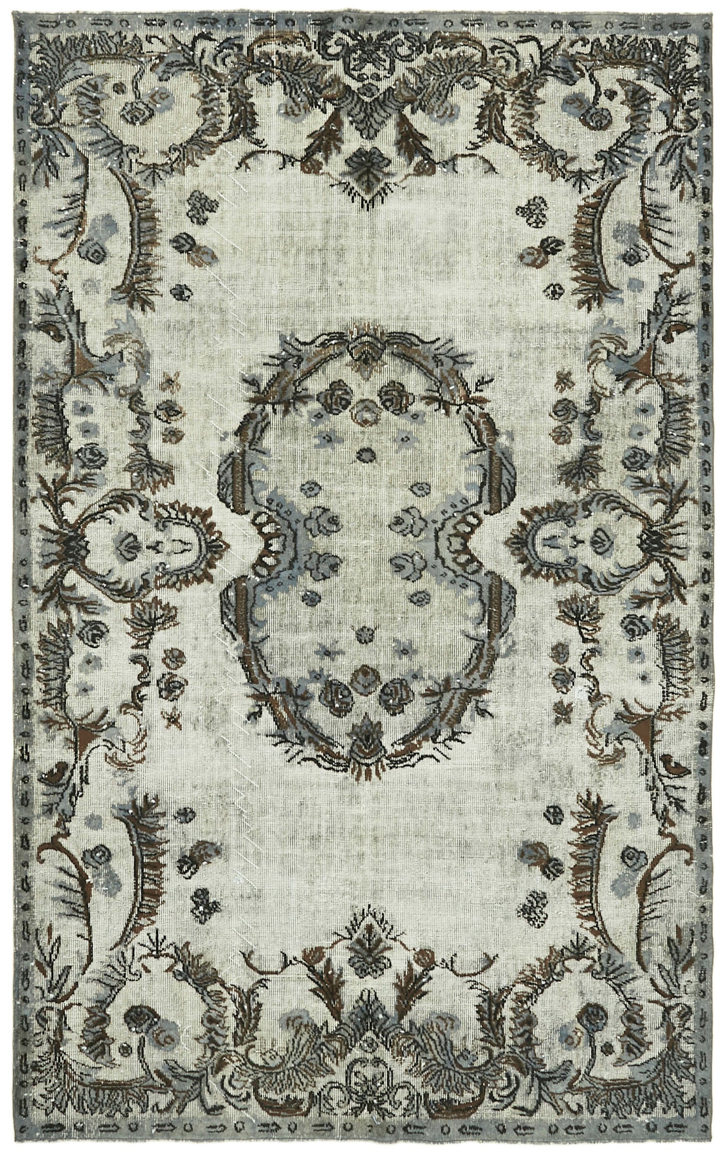 7x10 Grey Over Dyed Rug - 42586