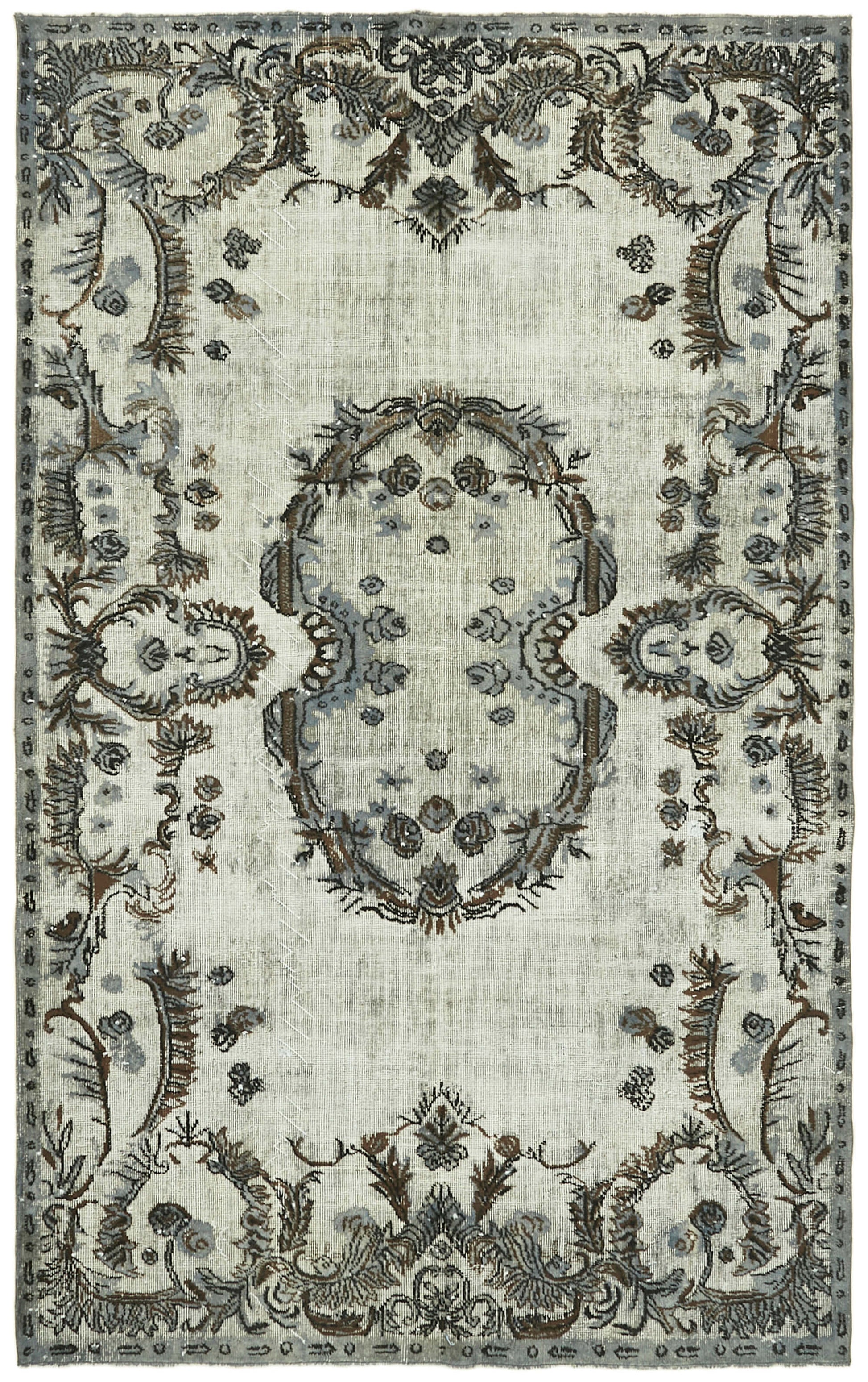 7x10 Grey Over Dyed Rug - 42586