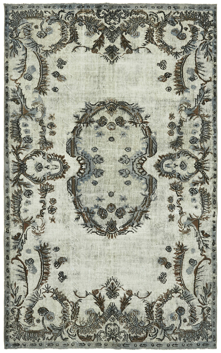 7x10 Grey Over Dyed Rug - 42586