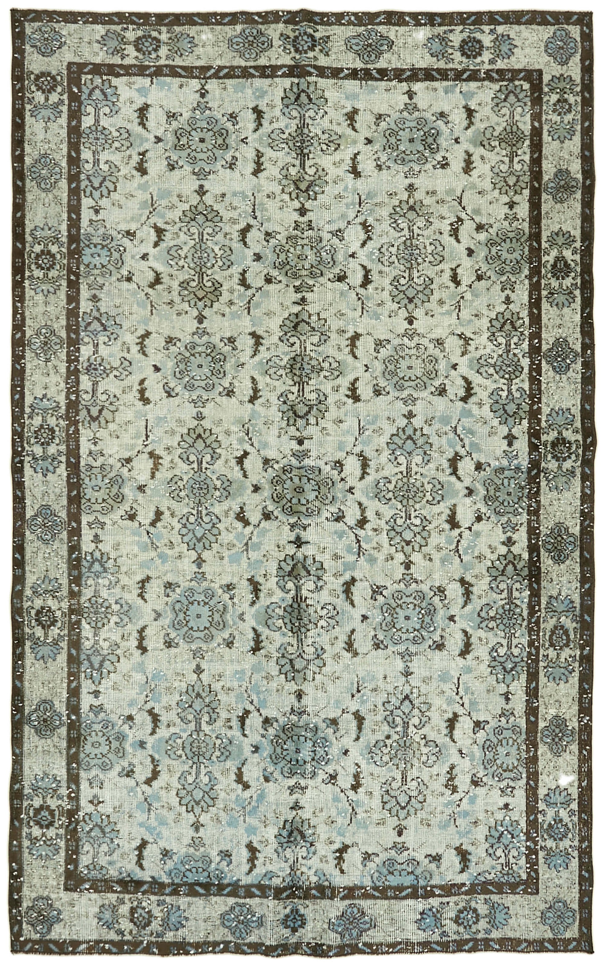 6x10 Blue Over Dyed Rug - 42589
