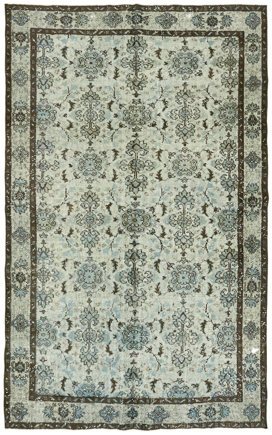 6x10 Blue Over Dyed Rug - 42589