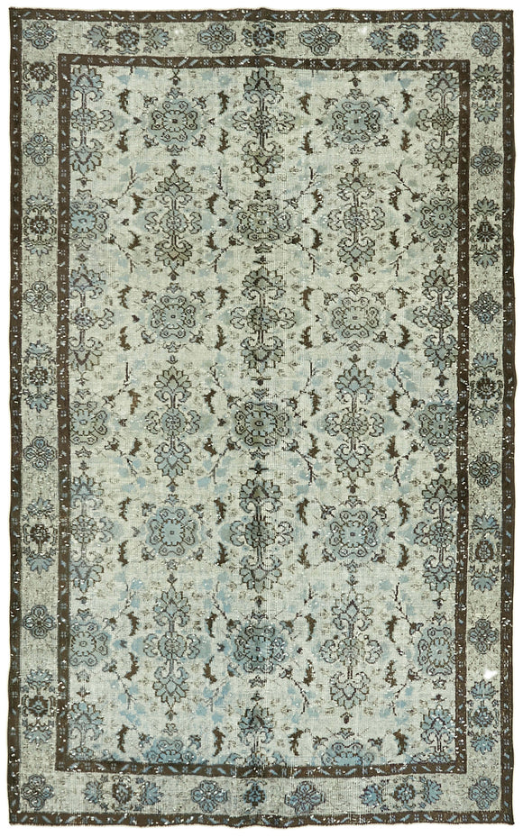 6x10 Blue Over Dyed Rug - 42589