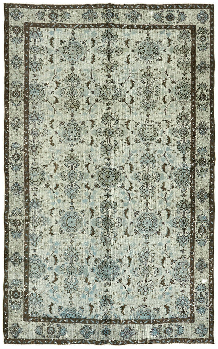 6x10 Blue Over Dyed Rug - 42589