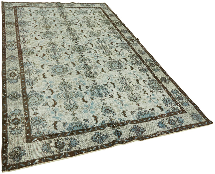 6x10 Blue Over Dyed Rug - 42589