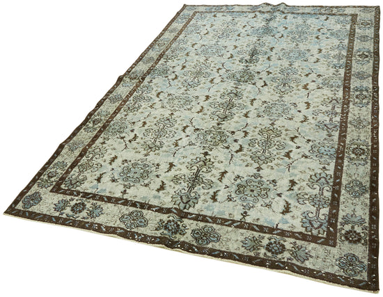 6x10 Blue Over Dyed Rug - 42589