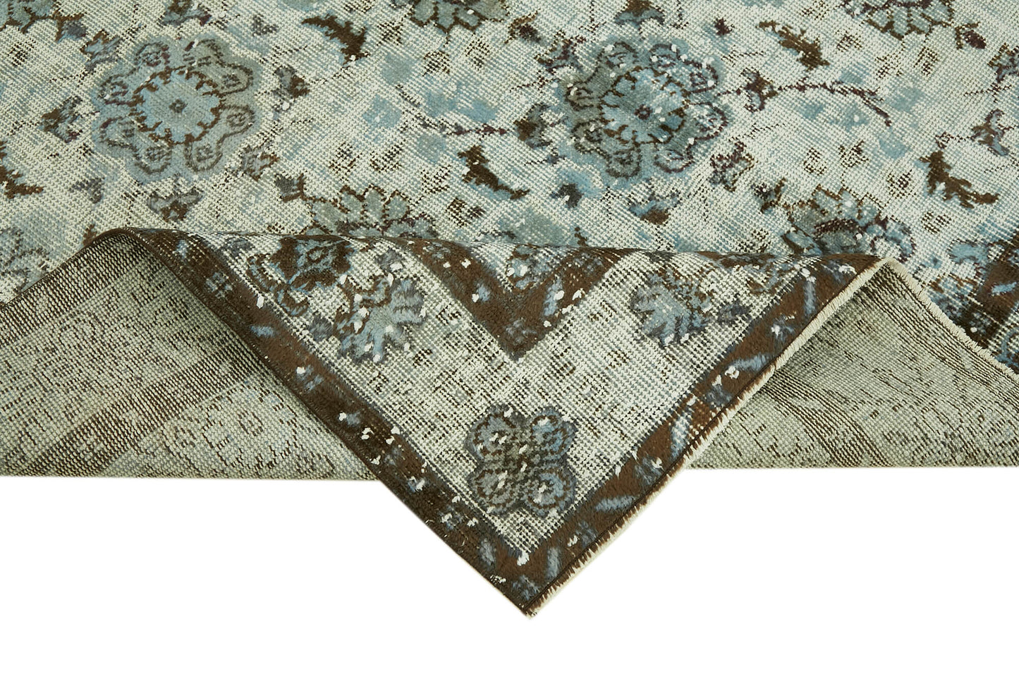 6x10 Blue Over Dyed Rug - 42589