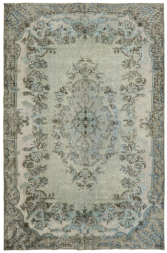 7x10 Blue Over Dyed Rug - 42592