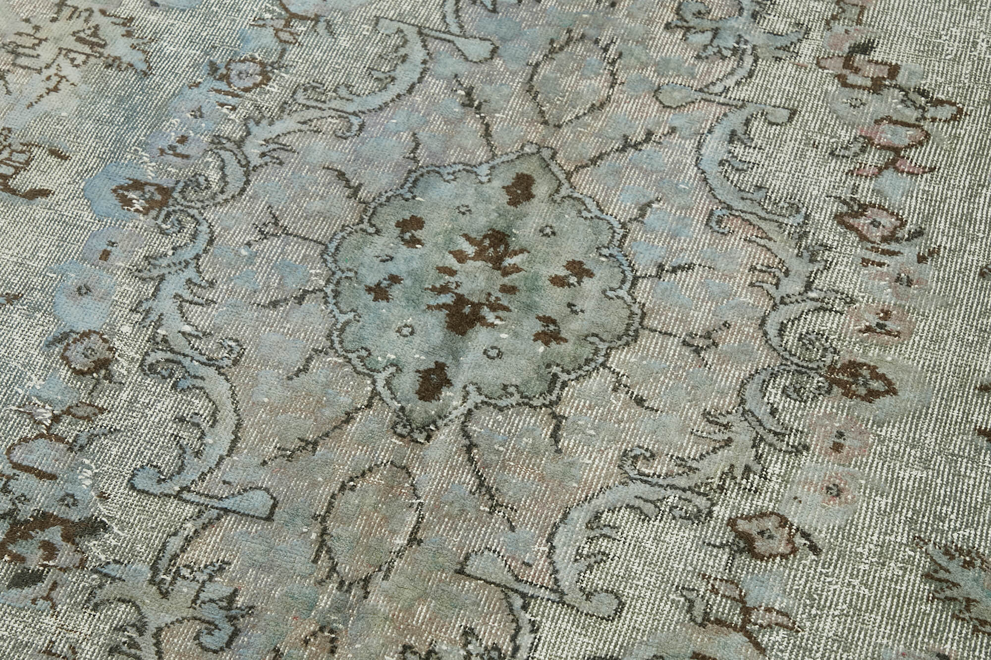 7x10 Blue Over Dyed Rug - 42592