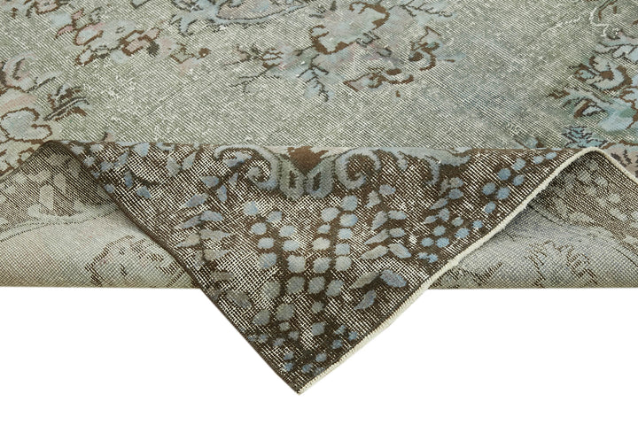 7x10 Blue Over Dyed Rug - 42592