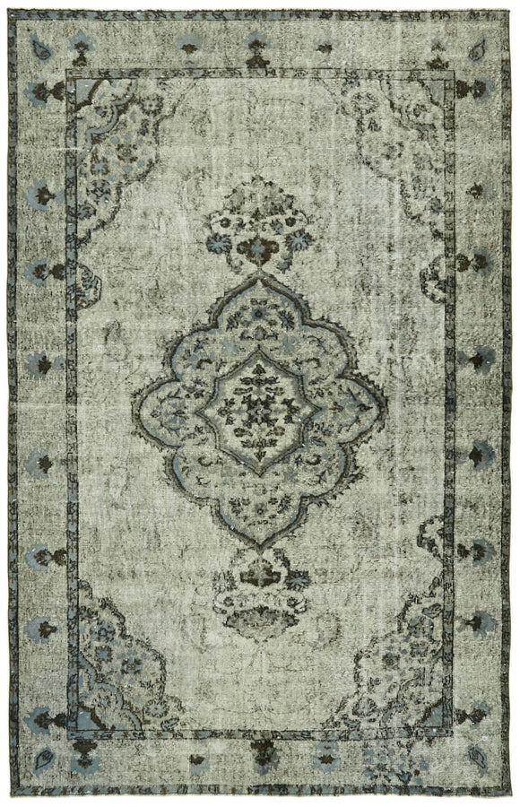 6x10 Grey Over Dyed Rug - 42593