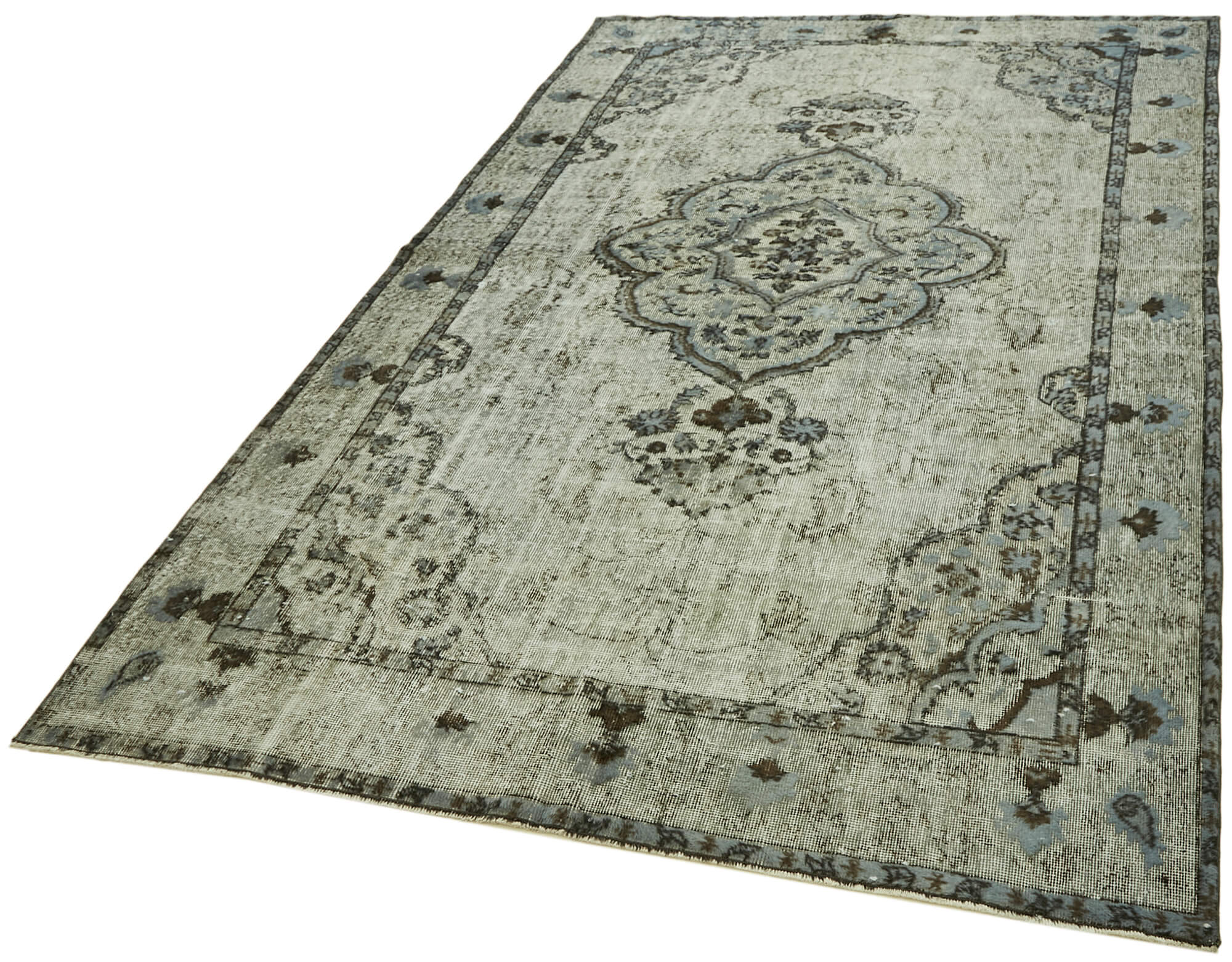 6x10 Grey Over Dyed Rug - 42593