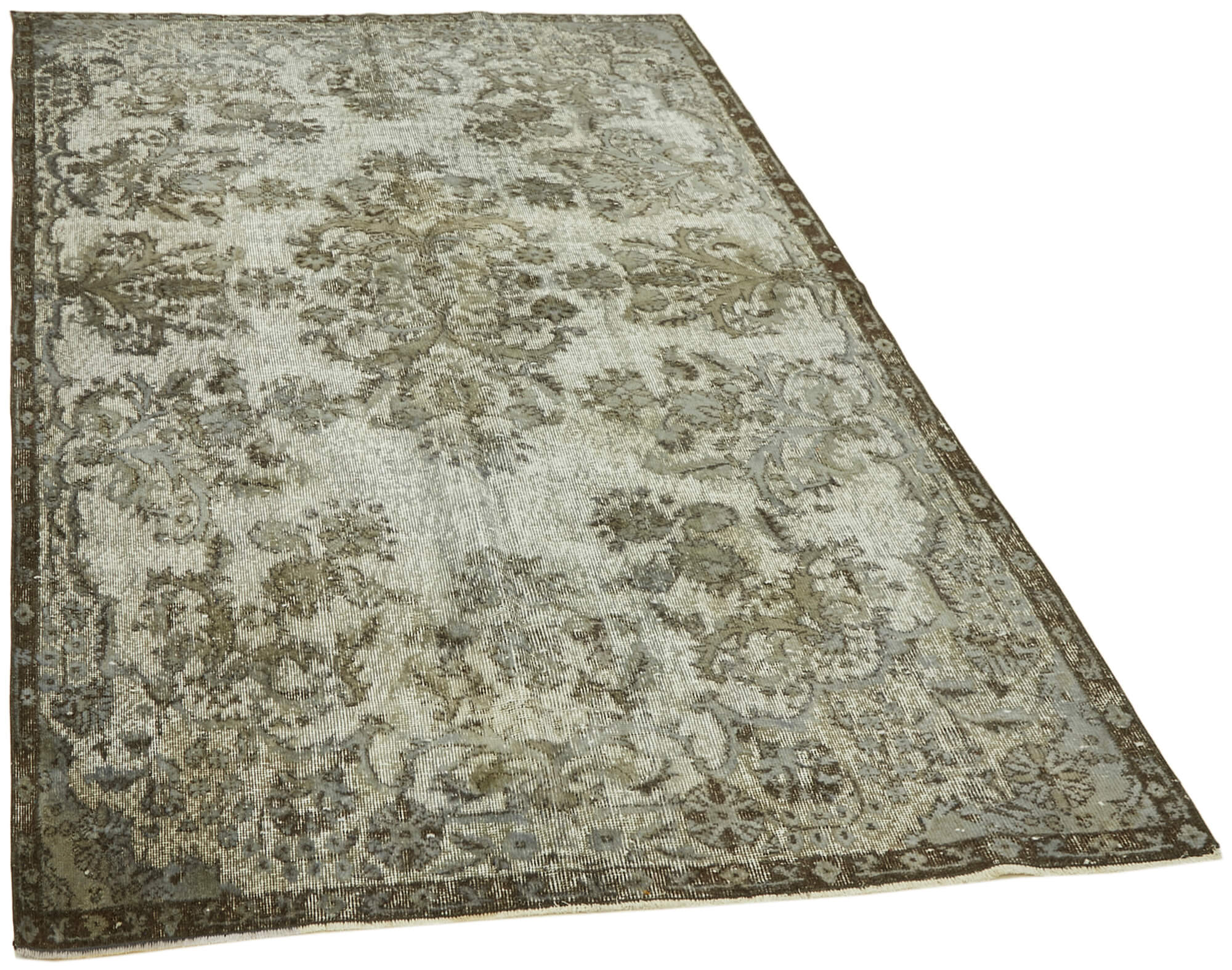 5x8 Grey Over Dyed Rug - 42595