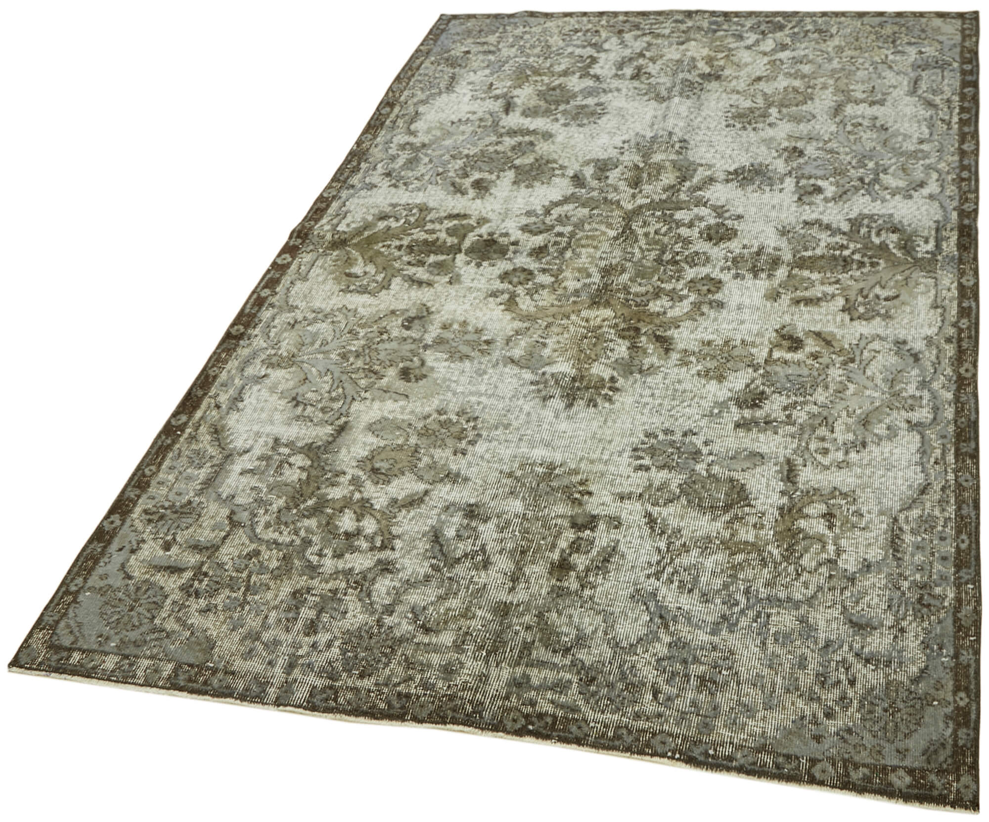 5x8 Grey Over Dyed Rug - 42595